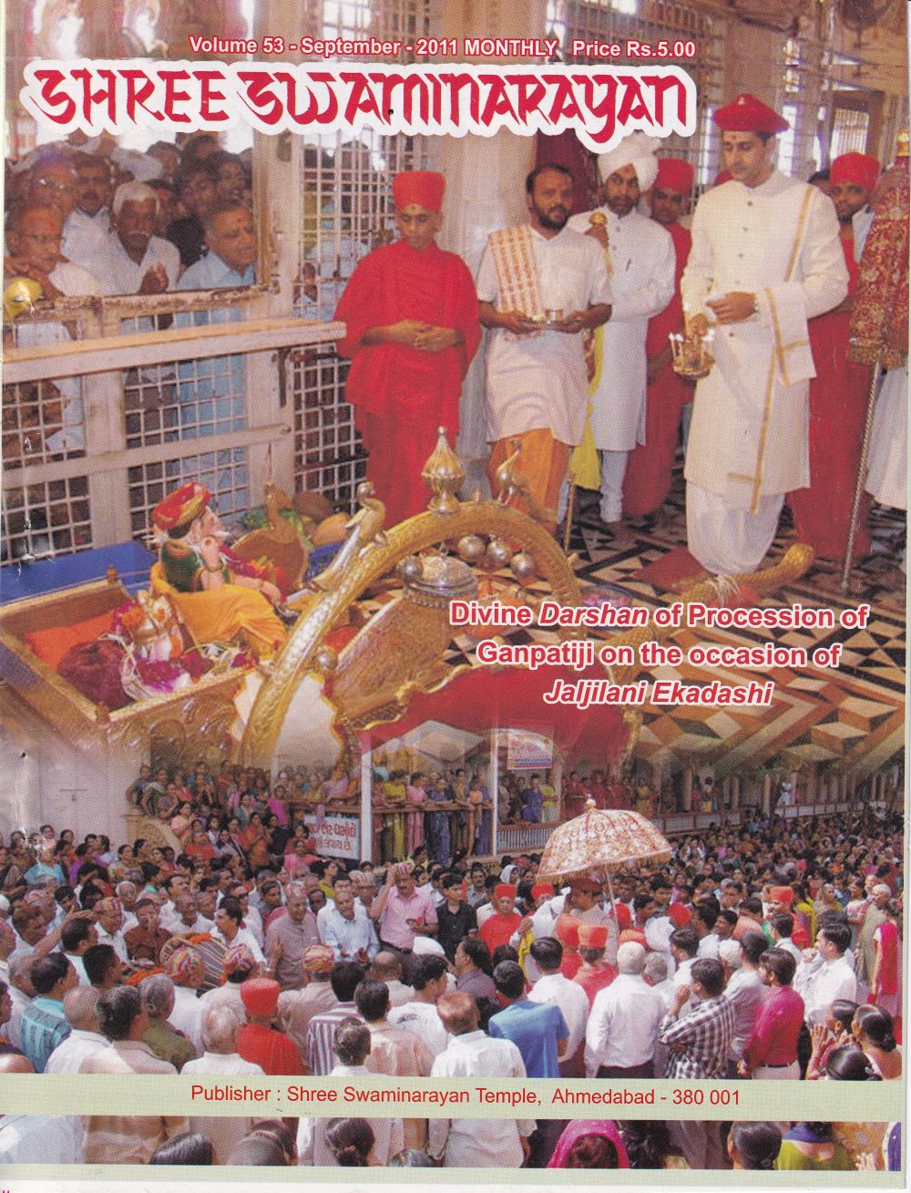 Magazine cover — September 2011