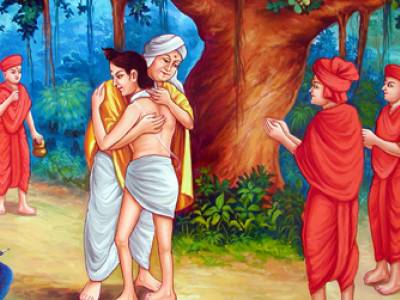 Ramanand Swami Meets Nilkanthvarni